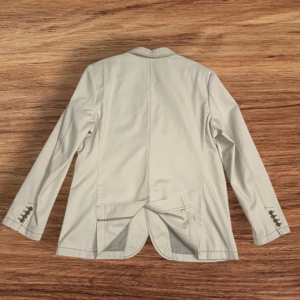 L.L. Bean Men’s Sport Coat Brown Long Sleeve Outdoor Patch Pockets ~ Size 44 - Picture 3 of 10